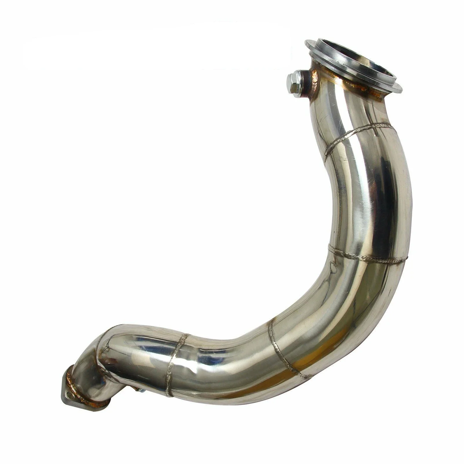 Układy wydechowe DOWN PIPES Wyścigowy kolektor wydechowy ze stali nierdzewnej z długą rurką do BMW 335I N54 — zdjęcie produktu 2