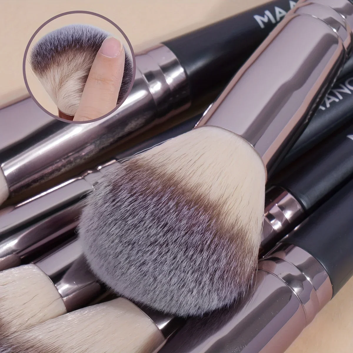 Conjunto de pincéis de maquiagem profissional, 30 peças, base, corretivos, sombras, pó, blush, mistura, ferramentas de beleza com bolsa