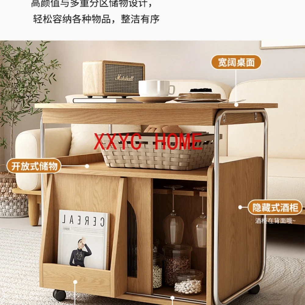 Nordic Living Room Home Modern Simple Small Apartment Foldable Mobile Tea Table