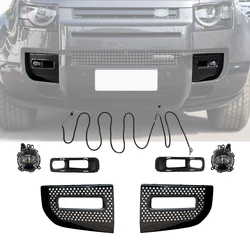 1 set Fog Lights LED Fog Lights Kit For Land Rover Defender 90 110 2020 2021 2022 Led Daytime Running Light Fog Lamp Headlight