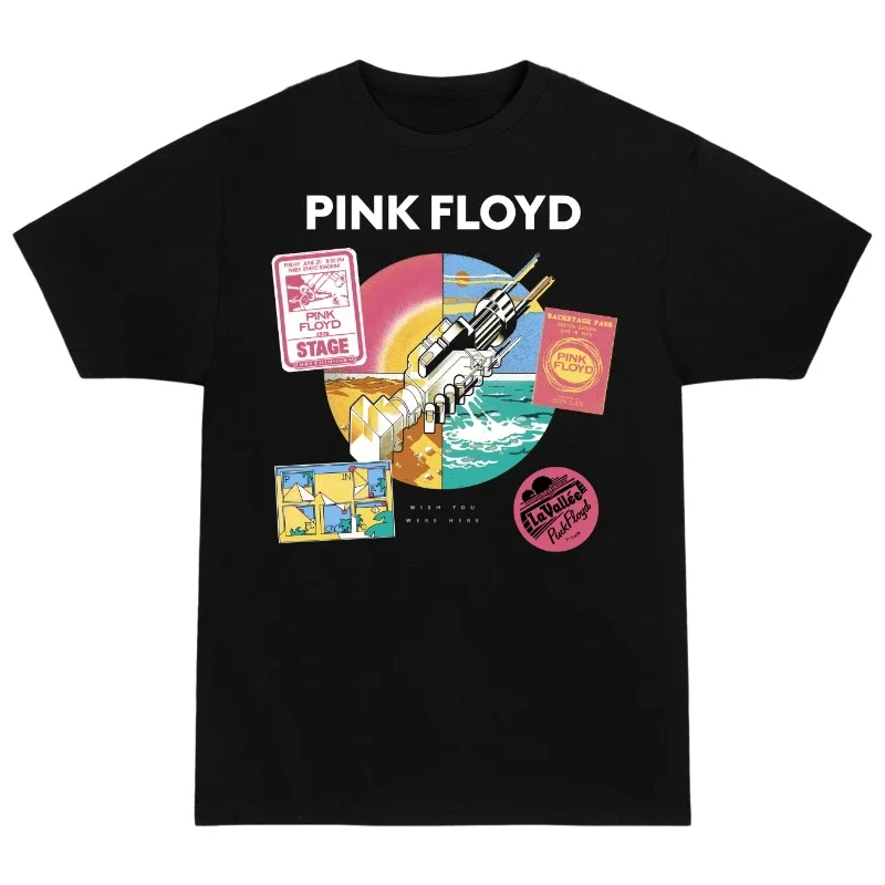 Rock Band Pink Floyd 2026 Men's Cotton Y2k Album Graphic Hiphop Shirt Suitable for Both Men and Women Summer Printed Tshirt