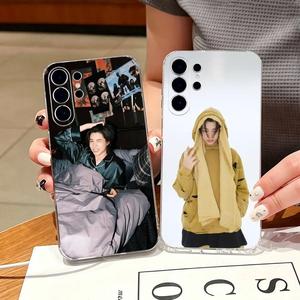 Louis LNGSHOT Phone Case For Samsung S25,S24,S21,S22,S23,S30,Ultra,S20,Plus,Fe,Note,10,9,5G Transparent Cover