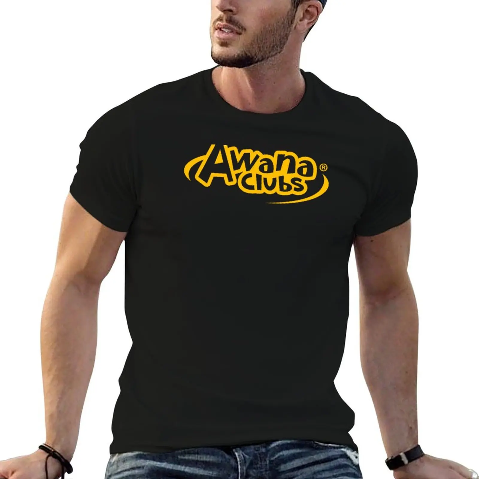 

Yellow Awana Clubs T-Shirt printed t shirts for man t shirt personalised T-Shirt