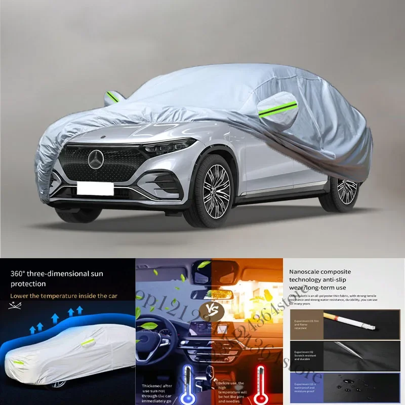 

For Mercedes Benz Eqs Suv Car cover Exterior Car Cover Outdoor Protection Full Car Covers Waterproof Sunshade Anti UV Snow Cover