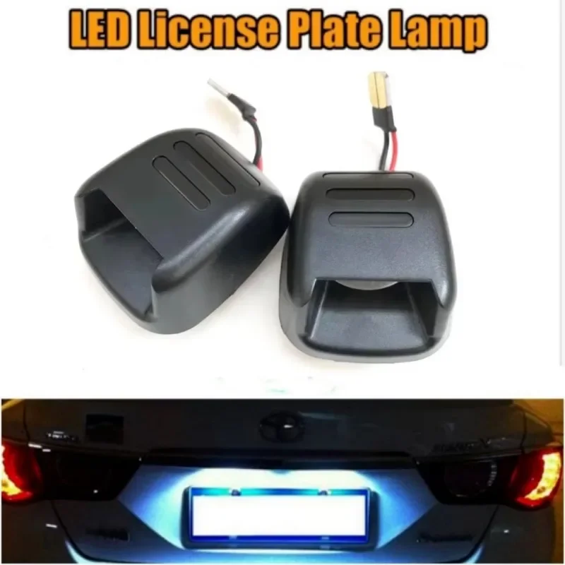 2 SZT. LED-owych lamp oświetlenia tablicy rejestracyjnej z Canbus, bez błędu, pasujące do Suzuki Equator 2009 2020 2021 2012, akcesoria samochodowe