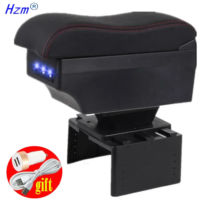 Universal Car Armrest box Universal Model Armrest Car Accessories Storage Box Retrofit parts Increase Relieve Fatigue