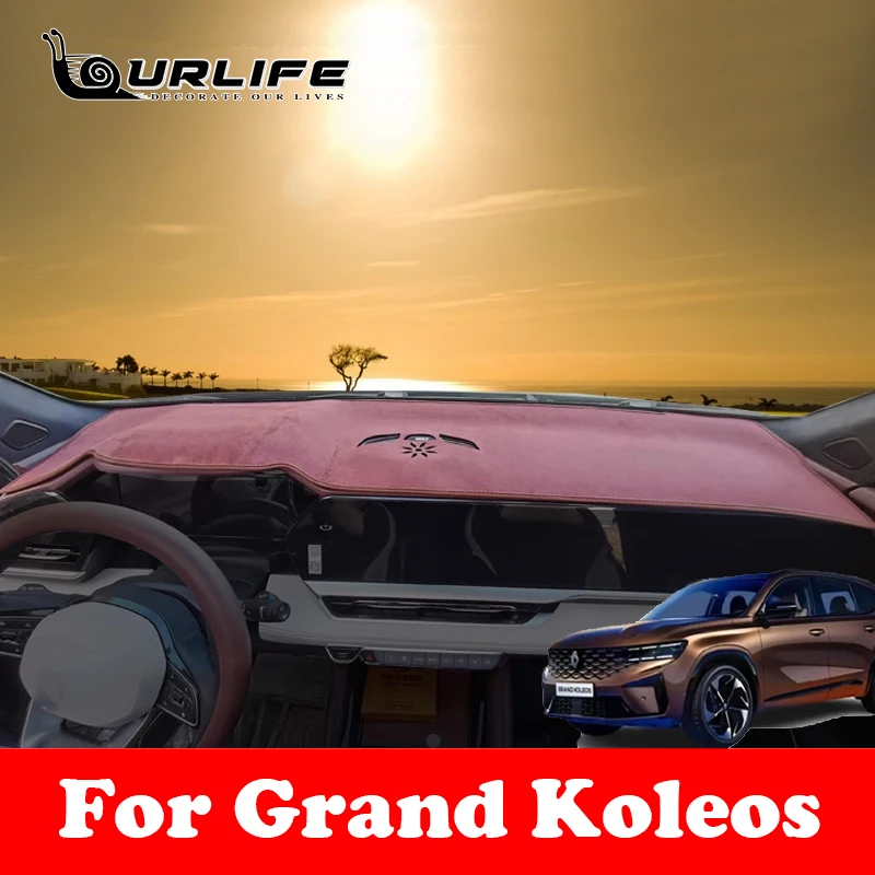 

For Grand Koleos Geely Monjaro KX11 2024 2025 Accessories Car Dashboard Cover Mats Avoid Light Pads Anti-UV Case Carpets