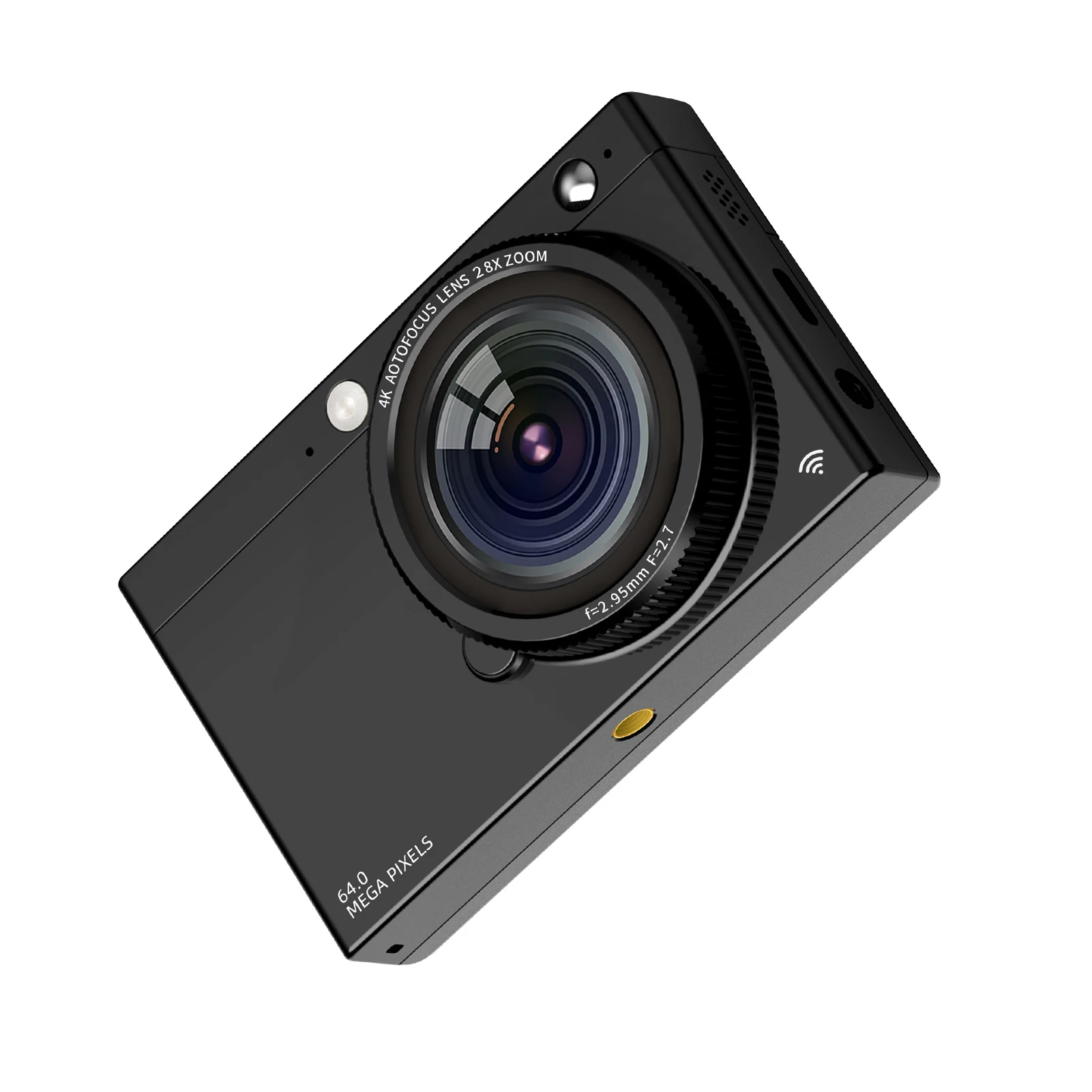 Portable 4K CCD Digital Camera WiFi Video Camera 64MP 2.83 Inch