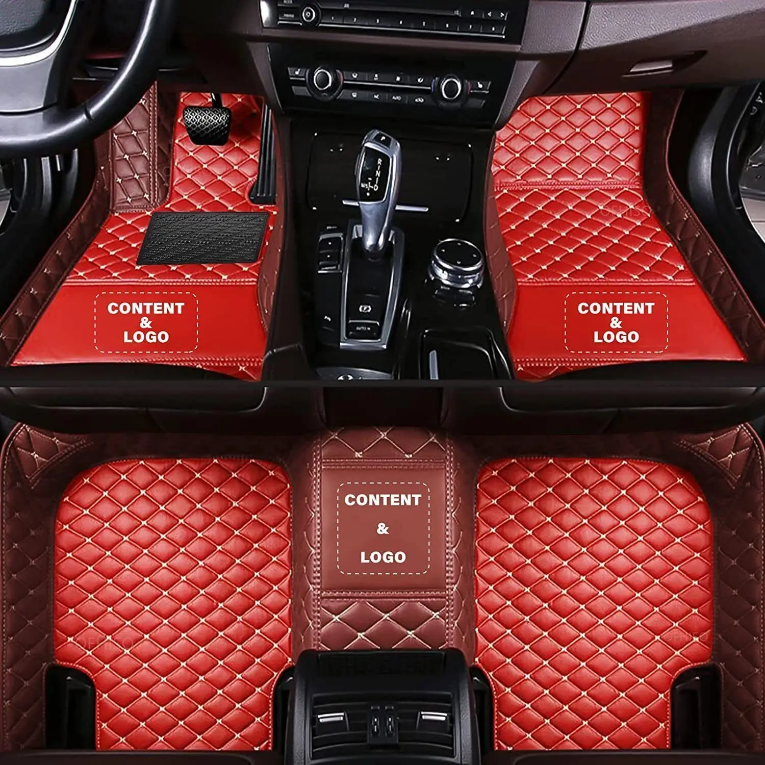 Fit Mazda All car series Car CX-3 CX-5 CX-7 Floor Mats Custom Making Luxury Carpets Liners Non-Slip Pu Leather Pads Protection