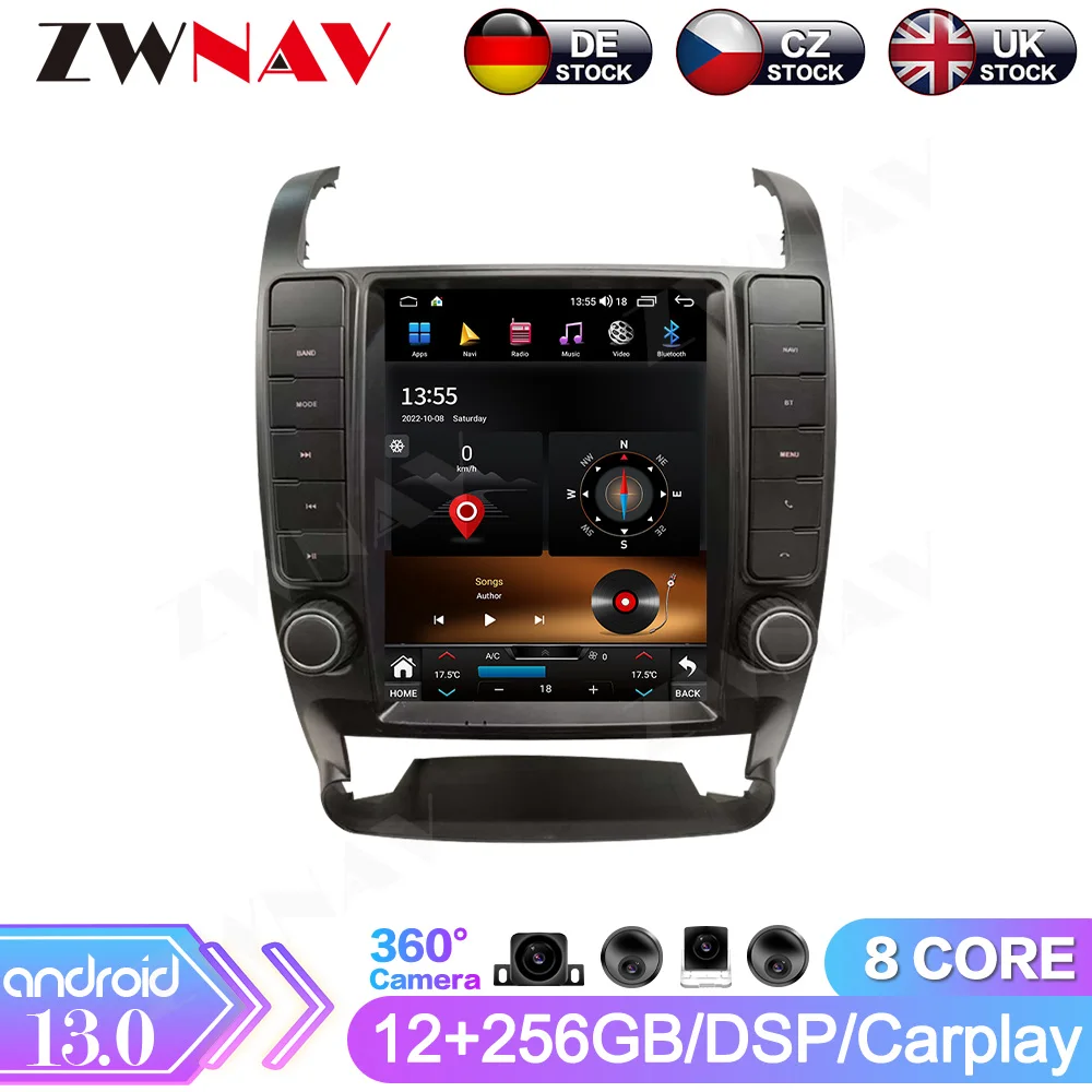 12.1 Inch Car Radio Android 13 For Kia Borrego 2008-2013 Multimedia Vidio Player Auto GPS Navigation Stereo Head Unit BT Carplay