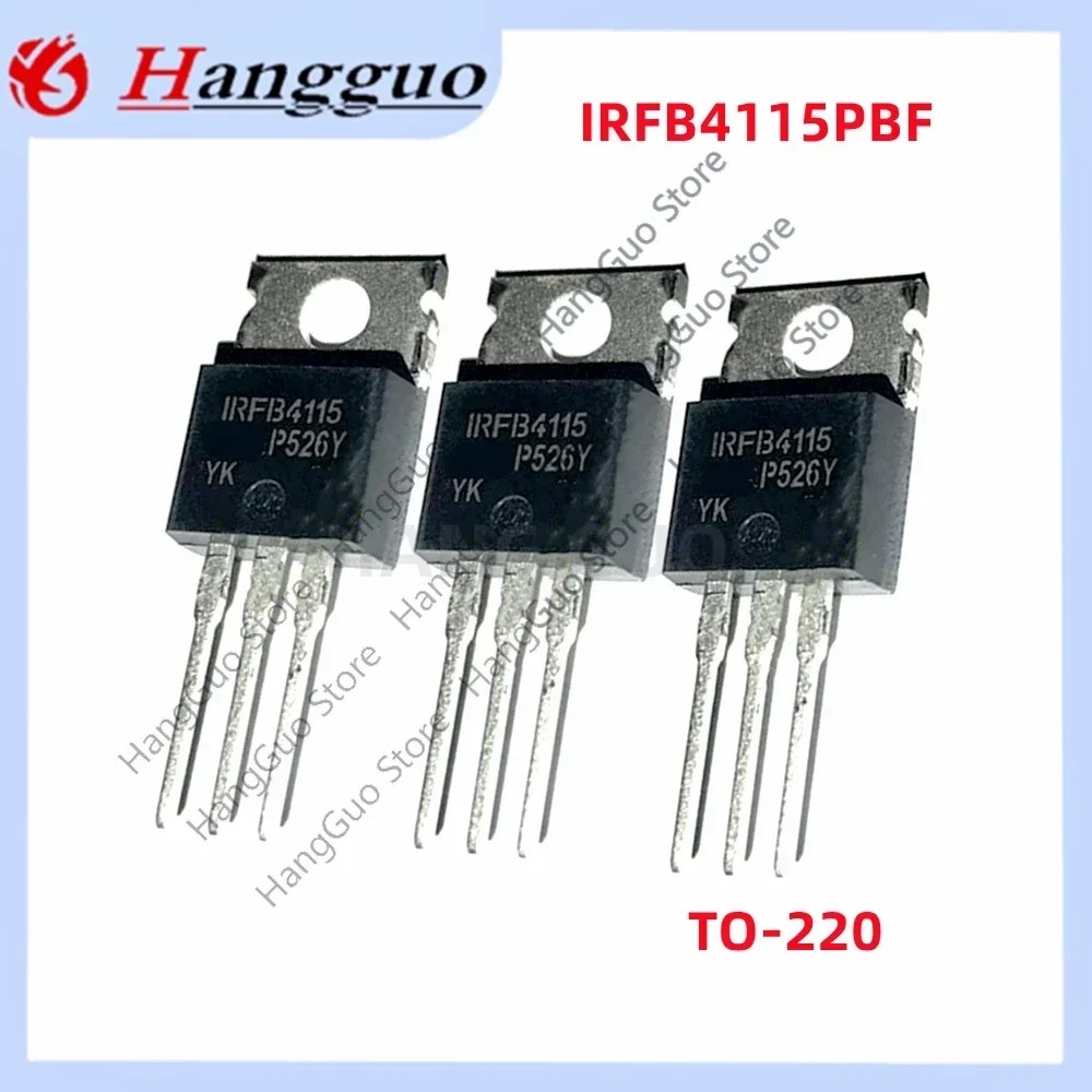 5PCS/Lot Original IRFB4115PBF  IRFB4115 TO-220 N channel 150V 104A MOS tube