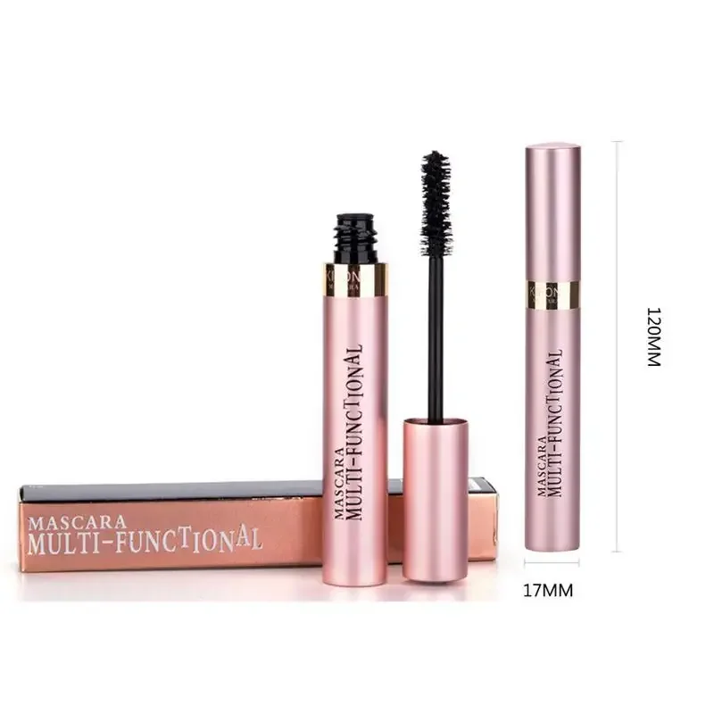 InjFiber-Mascara 4D waterproof pour les cils, rimmel, extension, noir, optique, allongement des cils, cosmétiques