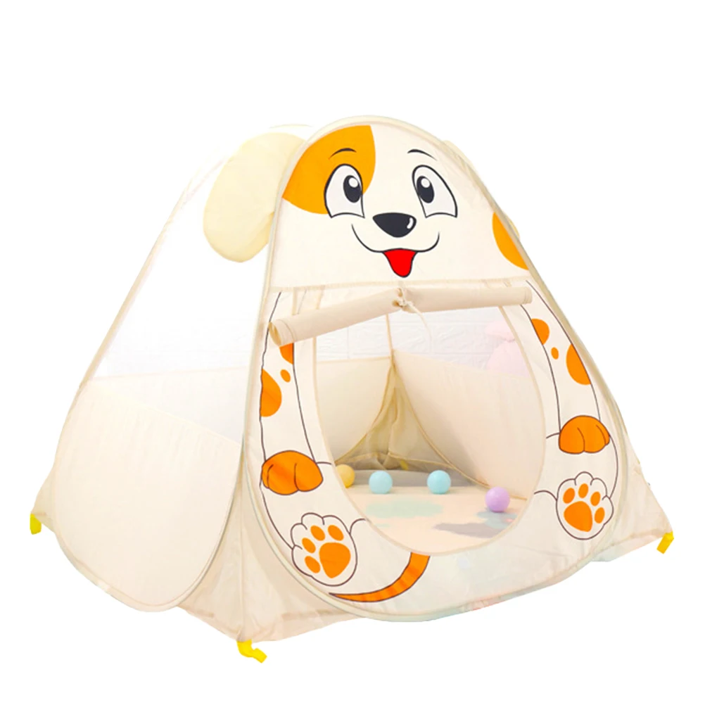 Barraca estilo cachorro para casa, castelo em forma de casa, casinha infantil, design animal criativo
