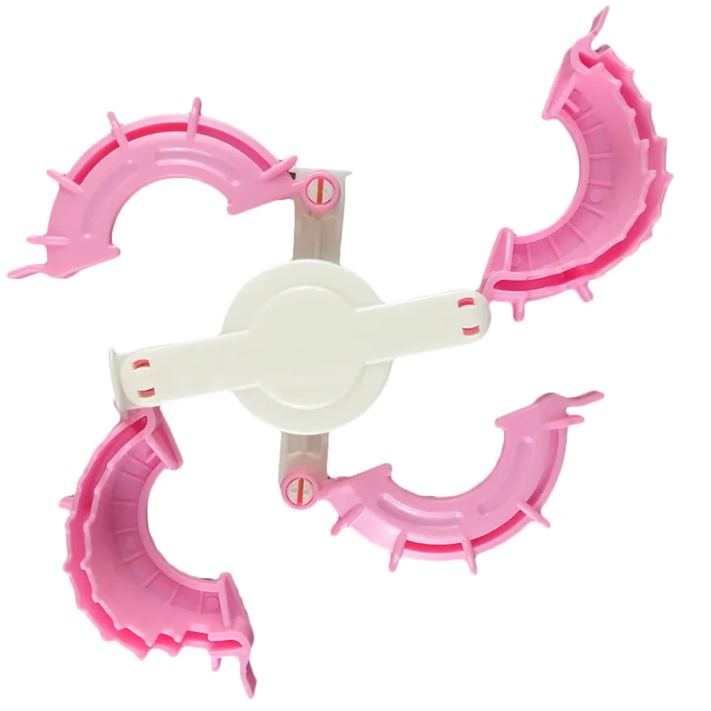 High Quality Heart Shape Pom Pom Maker Fluff Ball Weaver Baby Knitting Craft Tool Large DIY Set