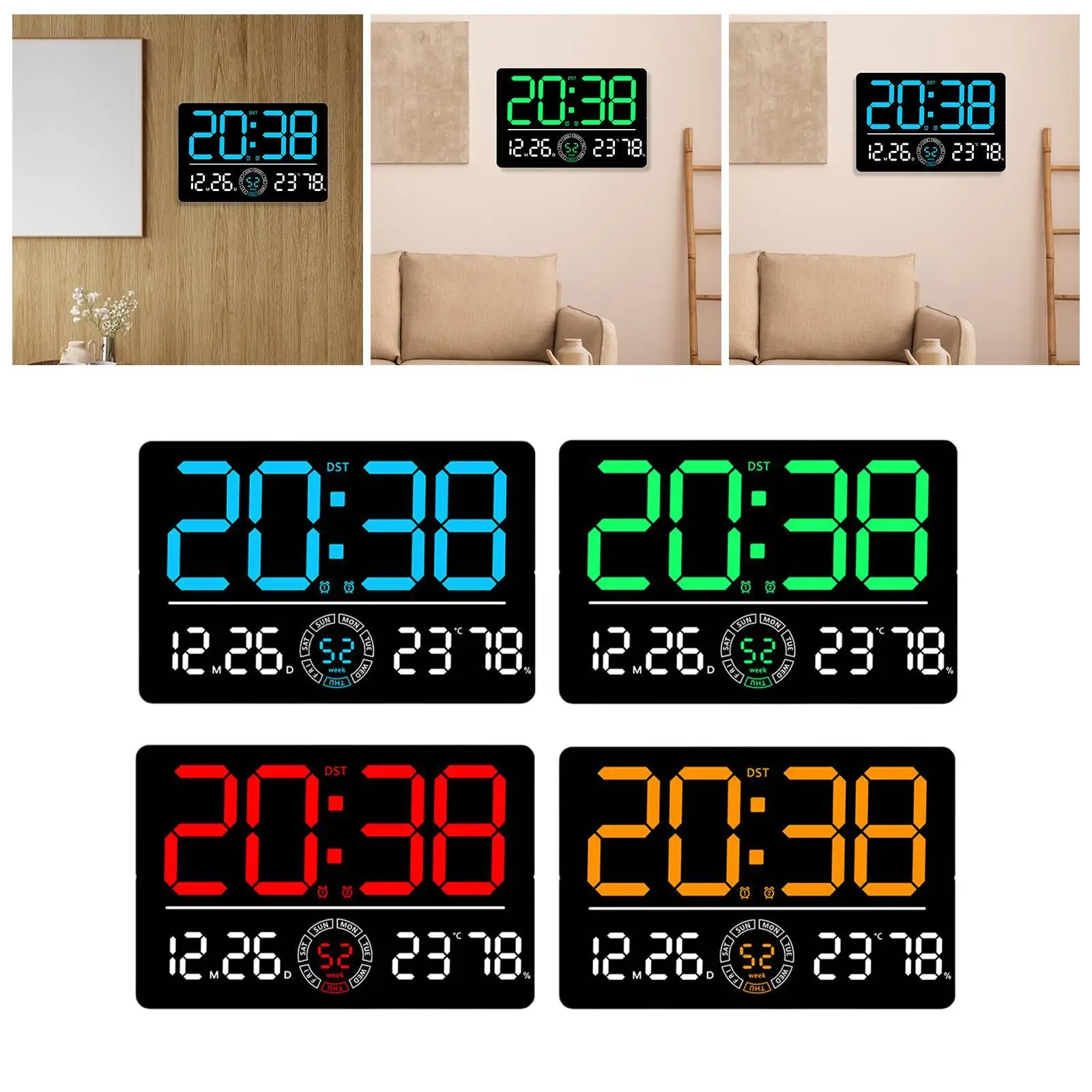 Digital Wall Clock …