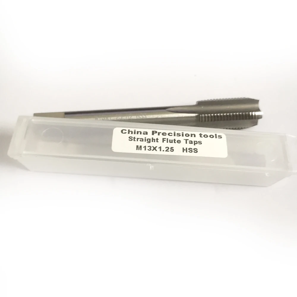 Tarauds droits à vis fine, HSS Meaccelerthread, M13, M13X2, M13X1.75, m13x1.5, m13x1.25, m13x1, m13x0.75, m13x0.5