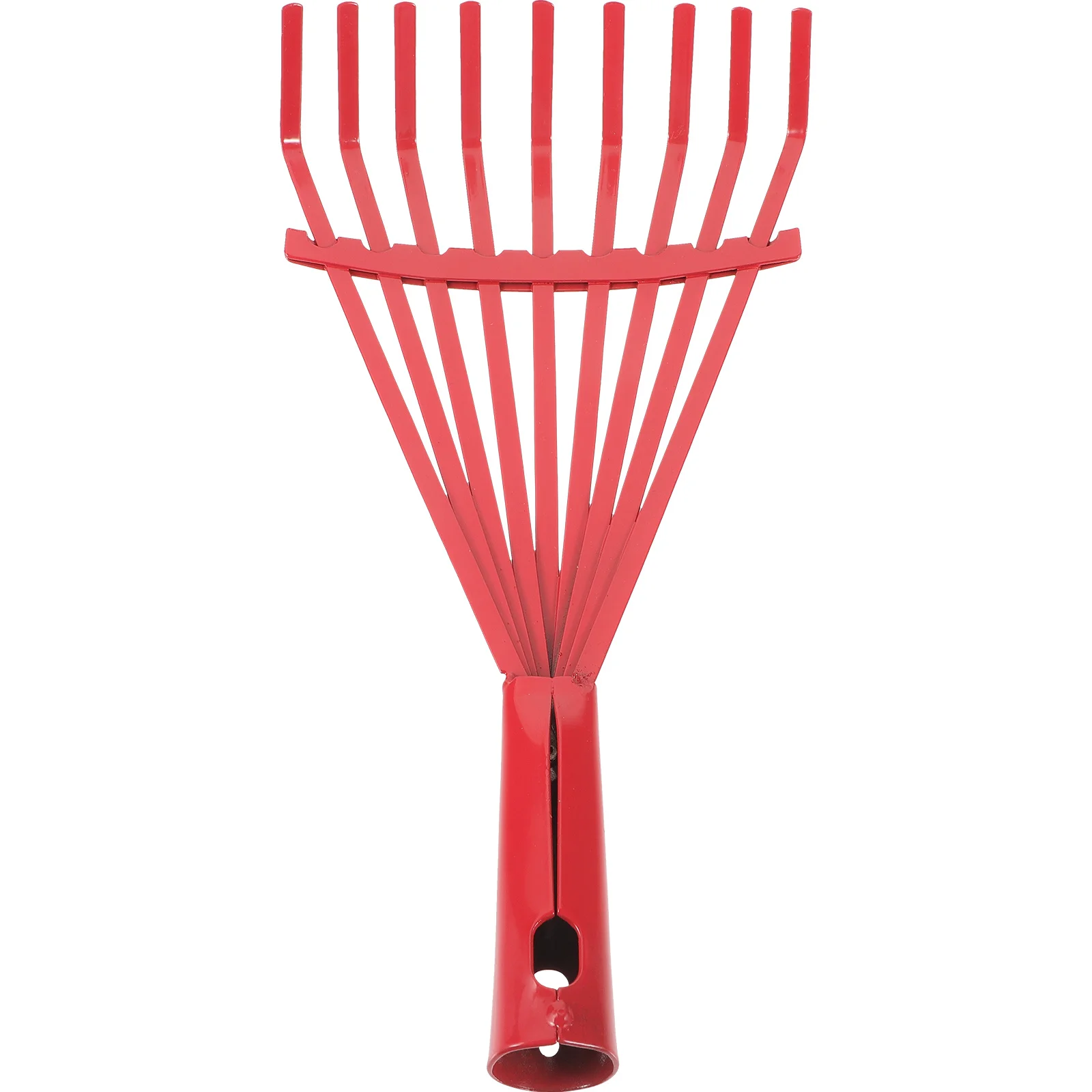 

Steel Garden Rake Heavy Duty 9 Tooth Design Loosening Soil Leaves Cleaning Traditional Forging Process Practical Durable