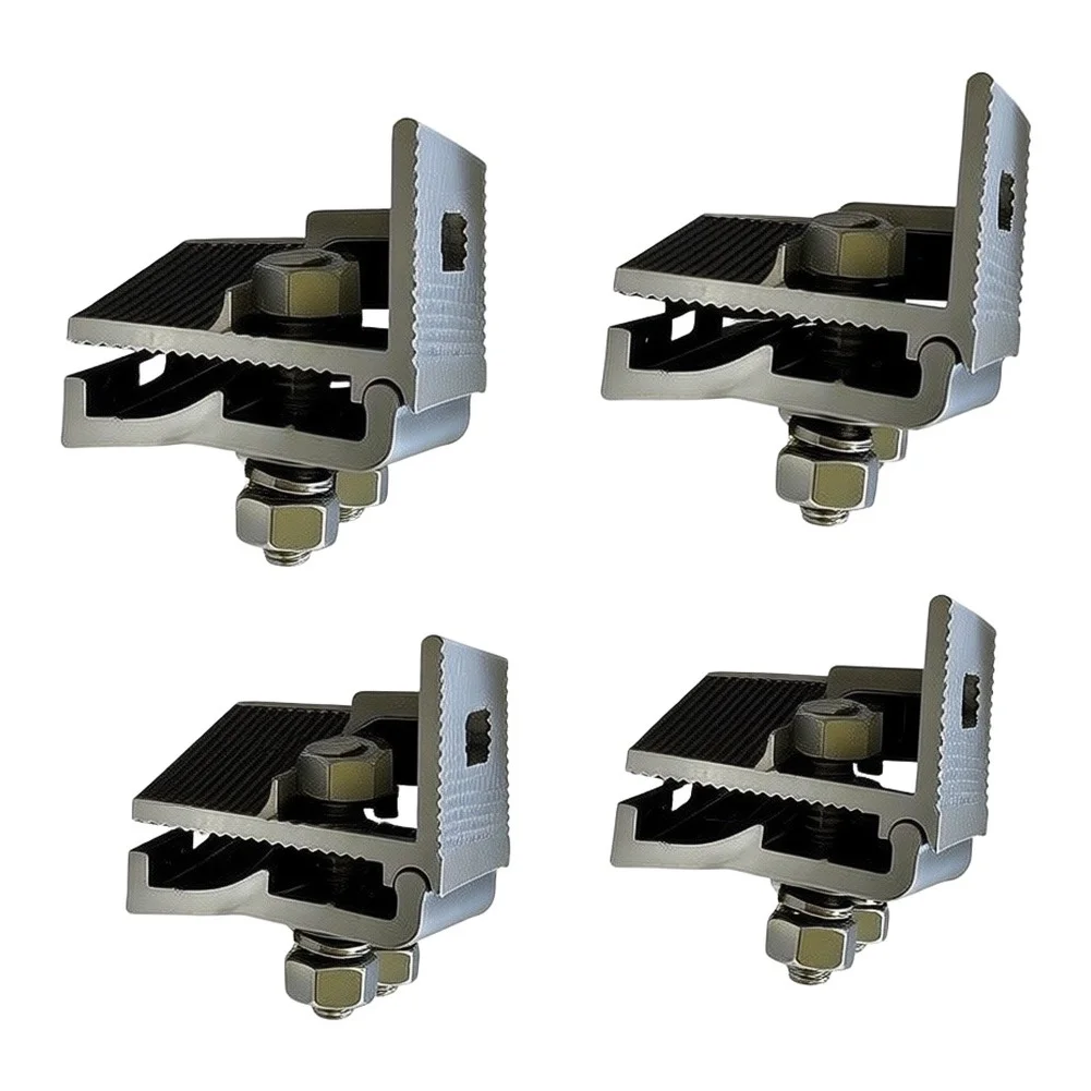 for aluminium Alloy Clamp Pv Mounting Bracket Weather Resistant Design Resistant Material For Outdoor Solar Installation
