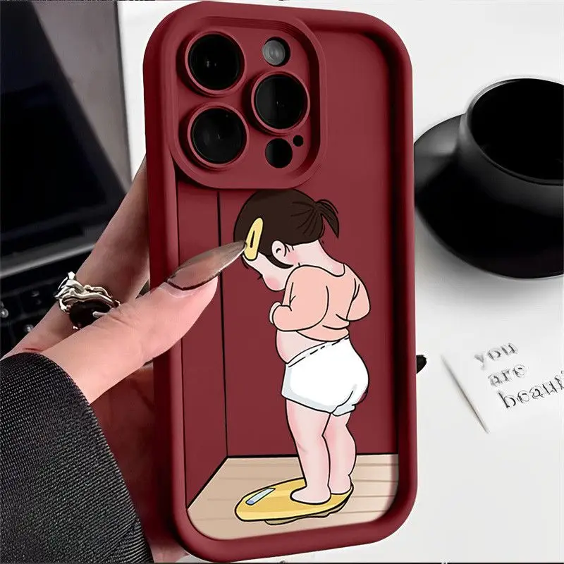 Boy's Weighing Phone Case Silicone Phone Case for Infinix SMART8 7 6  5 HOT30I  TECNO CAMON 20  SPARK10 Shockproof Back Cover