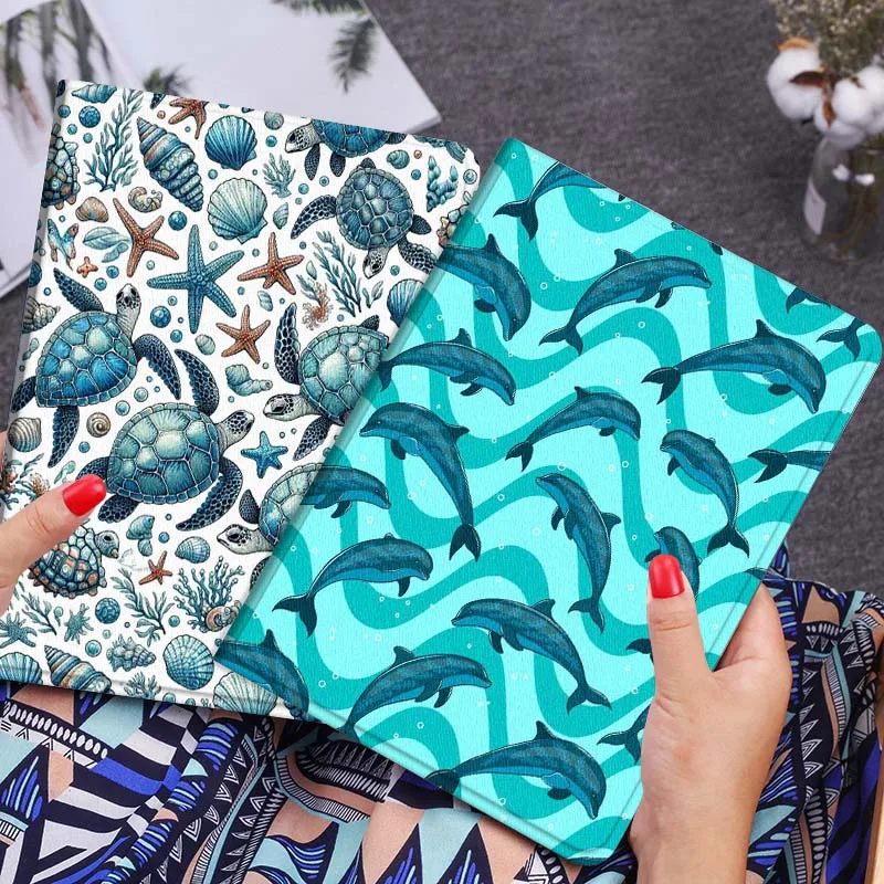 

Популярный чехол с изображением акулы, морской звезды и черепахи для планшетов Xiaomi Redmi Mi Poco Pad 2, 5, 6s, 7, 7s, Ultra, Pro, Max, 14, 12.4, 12.1 дюймов, мягкий чехол для планшета, подарок