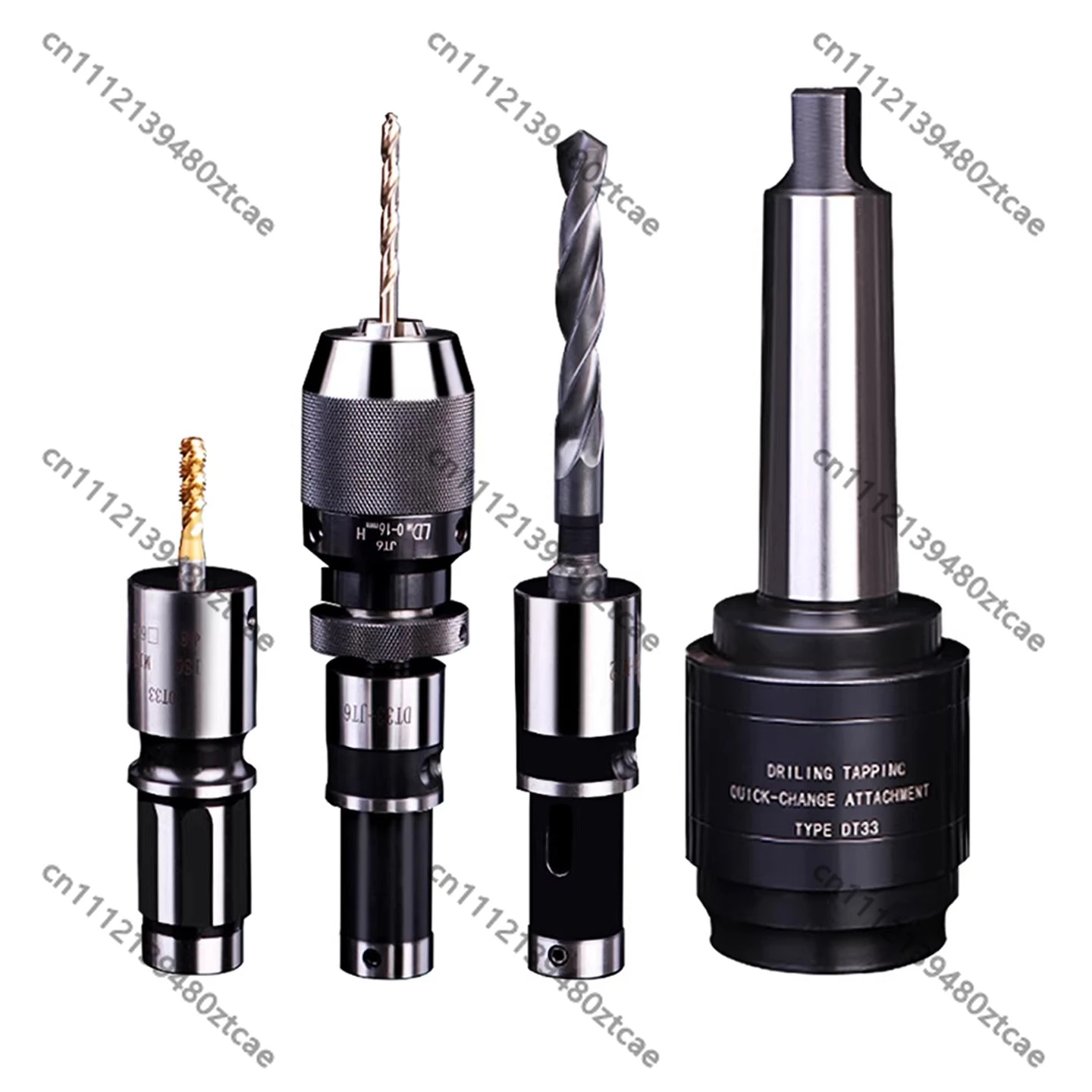 MT4/MT5 DT33 Tap Sleeve, Drill-Tap Integrated Quick-Change Chuck with Overload Protection for Machining