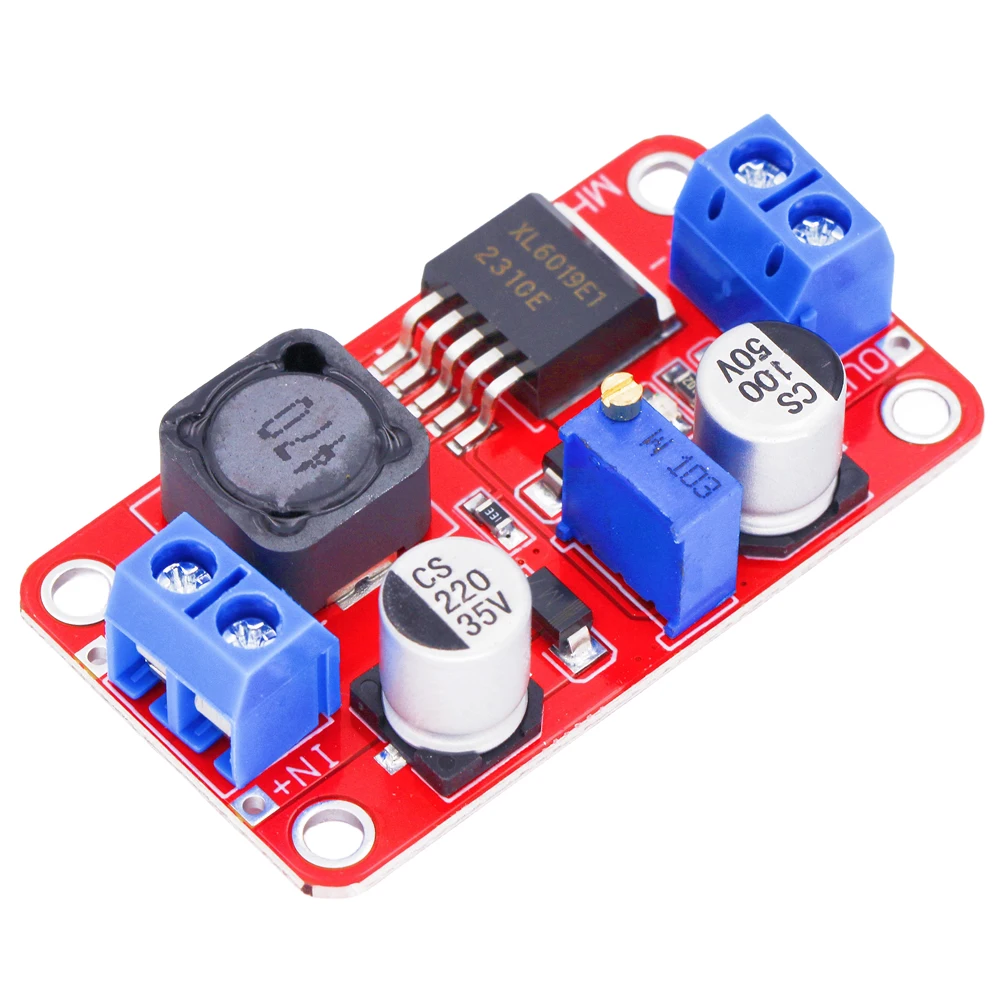 5A DC-DC Step Up Power Supply Module Boost Volt Converter Voltage Regulator 3.3-35V To 5V 6V 9V 12V 24V XL6019 Adjustable Output