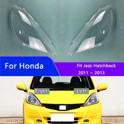 Per Honda Fit Jazz Hatchback 2011 2012 2013 faro paralume trasparente maschere Shell coprifaro lente Plexiglass