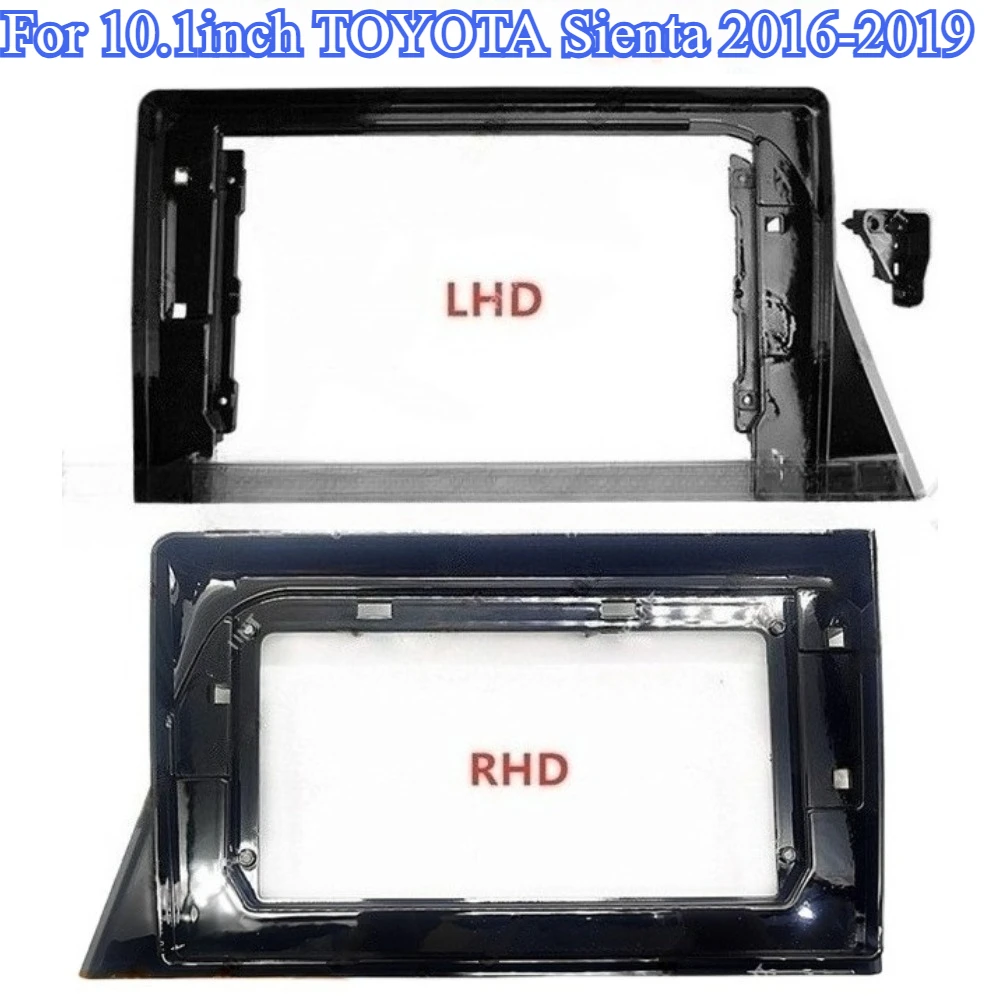

25.65 cm Dash Kit For TOYOTA Sienta 2016-2019 Car Radio Fascia Frame Android Player Adapter Cover Stereo Panel Bezel GPS Facias