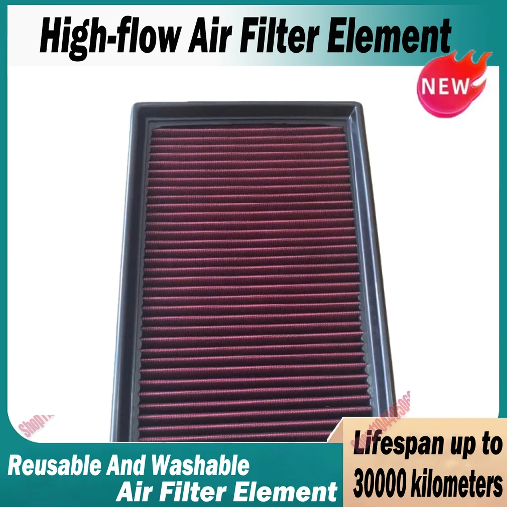 

Car High Flow Air Filter For NISSAN NAVARA NP300 (D40) 2.5 dCi 2005-2010 PATHFINDER III 16546-EB300 Washable Reusable