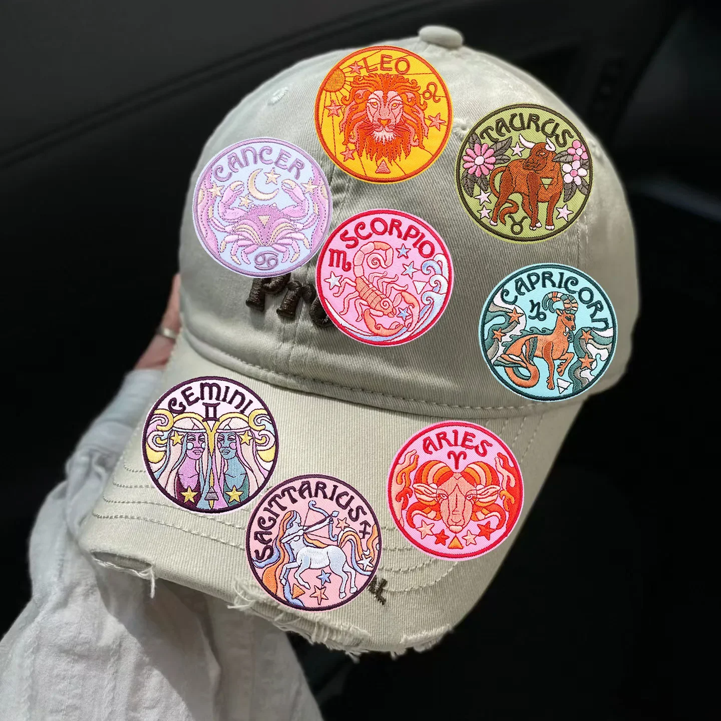 50 sztuk luzem haftowane naszywki na ubrania bliźnięta odzież naklejki szycie żelazko na łacie termoprzylepna aplikacja topliwa