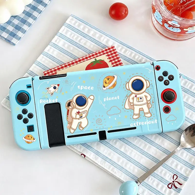 Ultra-slim Shock-absorbing Case TPU Split Protective Case for Nintendo Switch NS Game Console Anti-Scratch Shell Protector