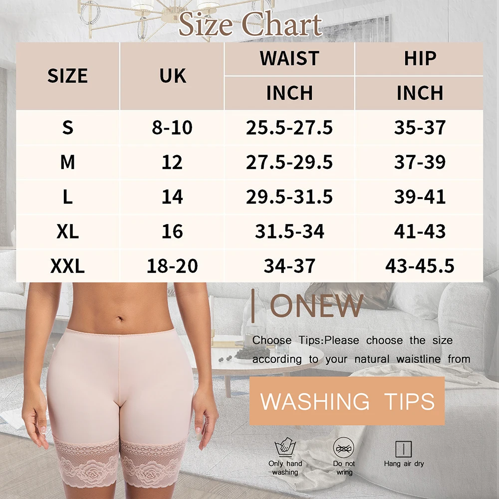 ชุดชั้นในสตรีกางเกงขาสั้นภายใต้กระโปรงกางเกง Anti Chafing ต้นขาสูงกางเกงนักมวยป้องกันแรงเสียดทานเซ็กซี่สั้นกางเกง