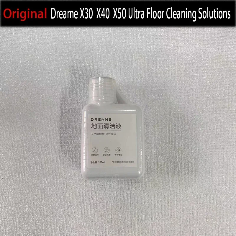 Для роботов Dreame X30 Ultra, X40 Ultra, D9, H11 — H13, S10, S40: 200 мл оригинальное чистящее средство для всех подметальных роботов Dreame