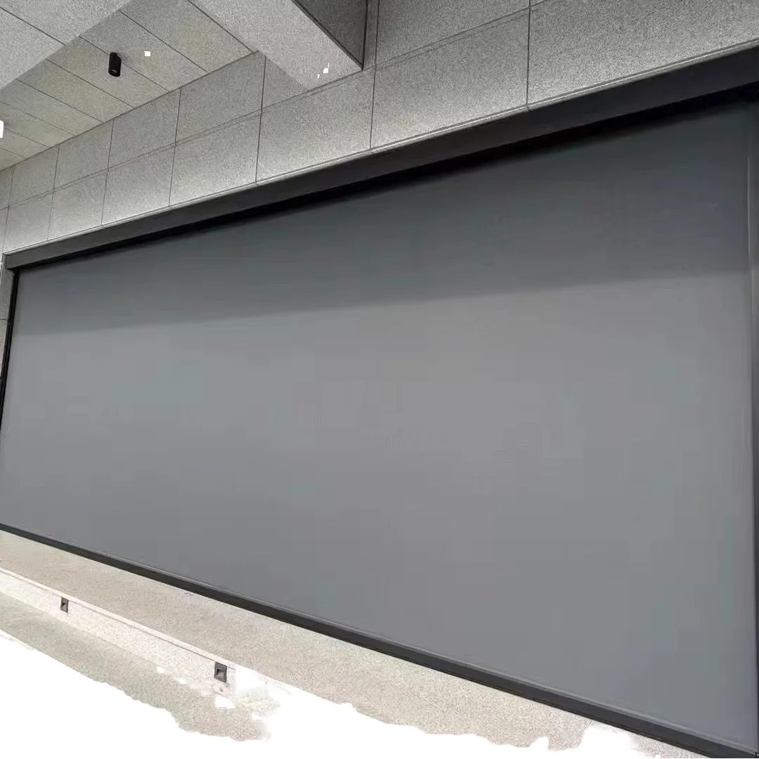 Electric Outdoor Roller Blinds Automatic Blinds Shades Shutters Patio Screens Sun Windproof Shades