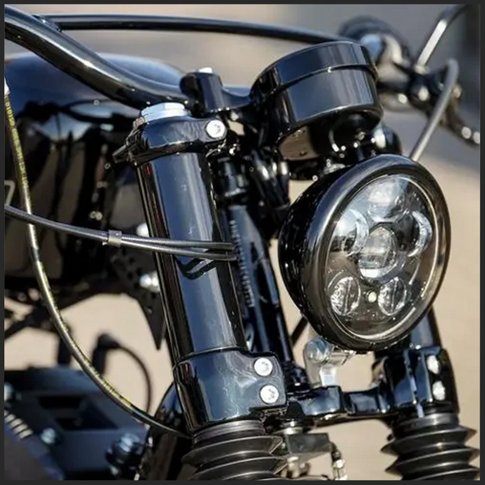 FOR HARLEY DAVIDSON Sportster 1200 Custom XL1200C 2011-2017 Motorcycle Front Fork Protection Sleeve Aluminum Alloy Black Dustpro