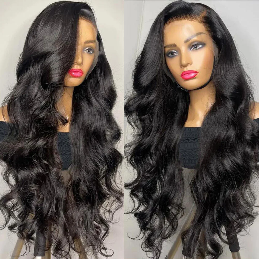 30 34 Inch Body Wave Lace Front Human Hair Wigs For Women Body Wave 13x6 Hd Lace Frontal Wig Neddie Pre Plucked