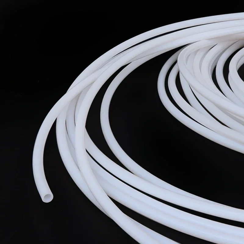 1M White PTFE Tube For 3D Printer Parts Pipe ID 0.5 1 2 2.5 3 4 5 6 7 8 10 12 14 16 18 20 mm Rigid Pipe 600V Hose