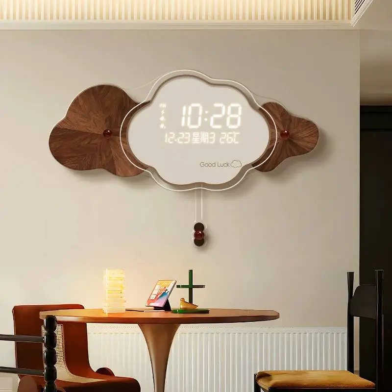 Elegant Security Wall Clock Design Vertical Retro Luxury Decoration Wall Clock Aesthetic Silent Horloge Murale Home Decor Items