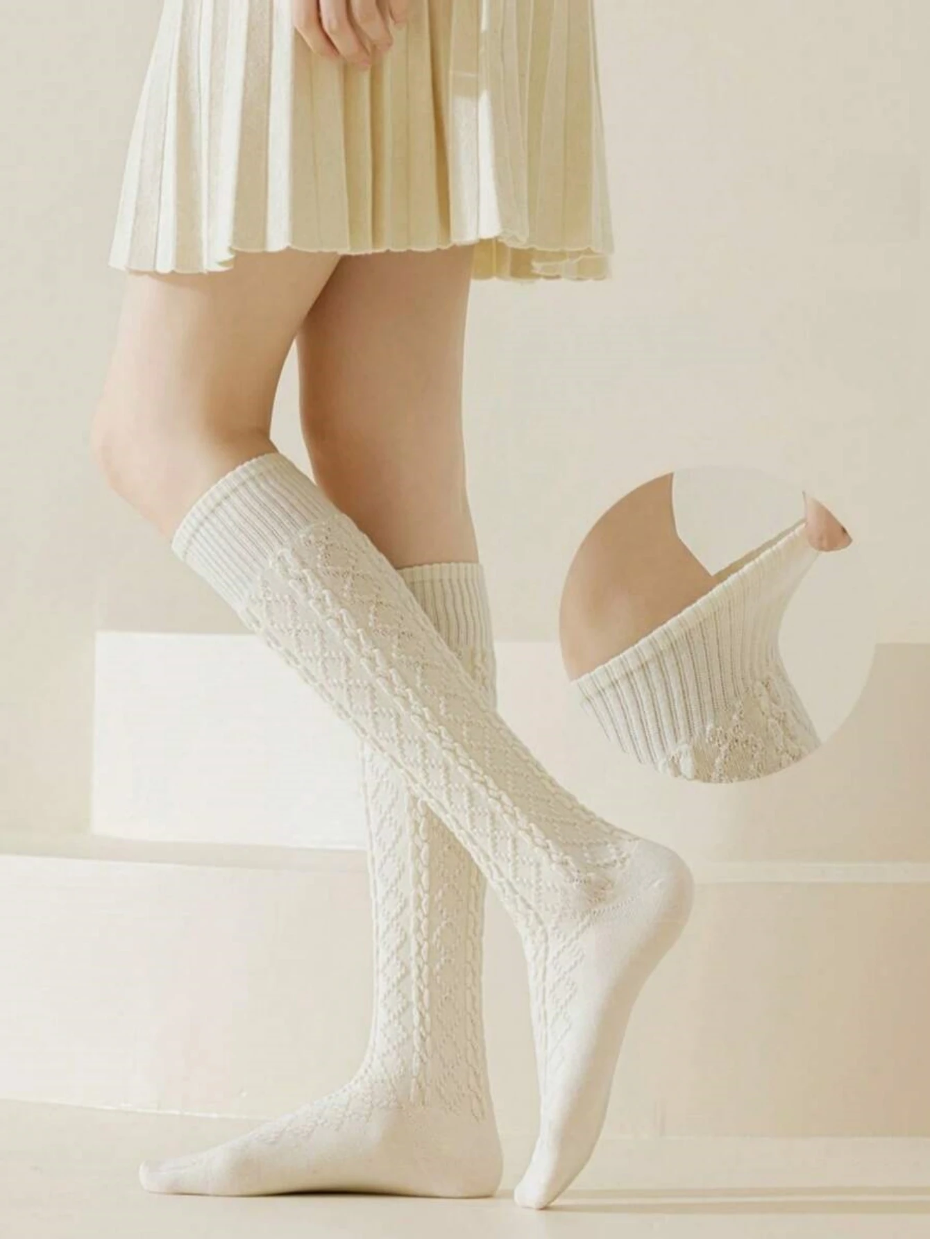1/3/6 أزواج من جوارب العجل النسائية العصرية لفصلي الربيع والخريف، جوارب طويلة للتخسيس، ناعمة ومريحة، جوارب Jk على طراز المدرسة، طراز Y2K، جوارب منزلية، جوارب مكتبية، مناسبة للارتداء اليومي