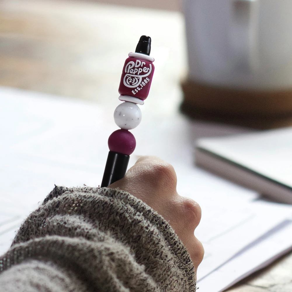 4 قطعة ثلاثية الأبعاد سيليكون البؤري الخرز ل سلاسل المفاتيح صنع القلم والحرف سحر مستلزمات صناعة المجوهرات الصداقة طقم سوار للفتيات #5