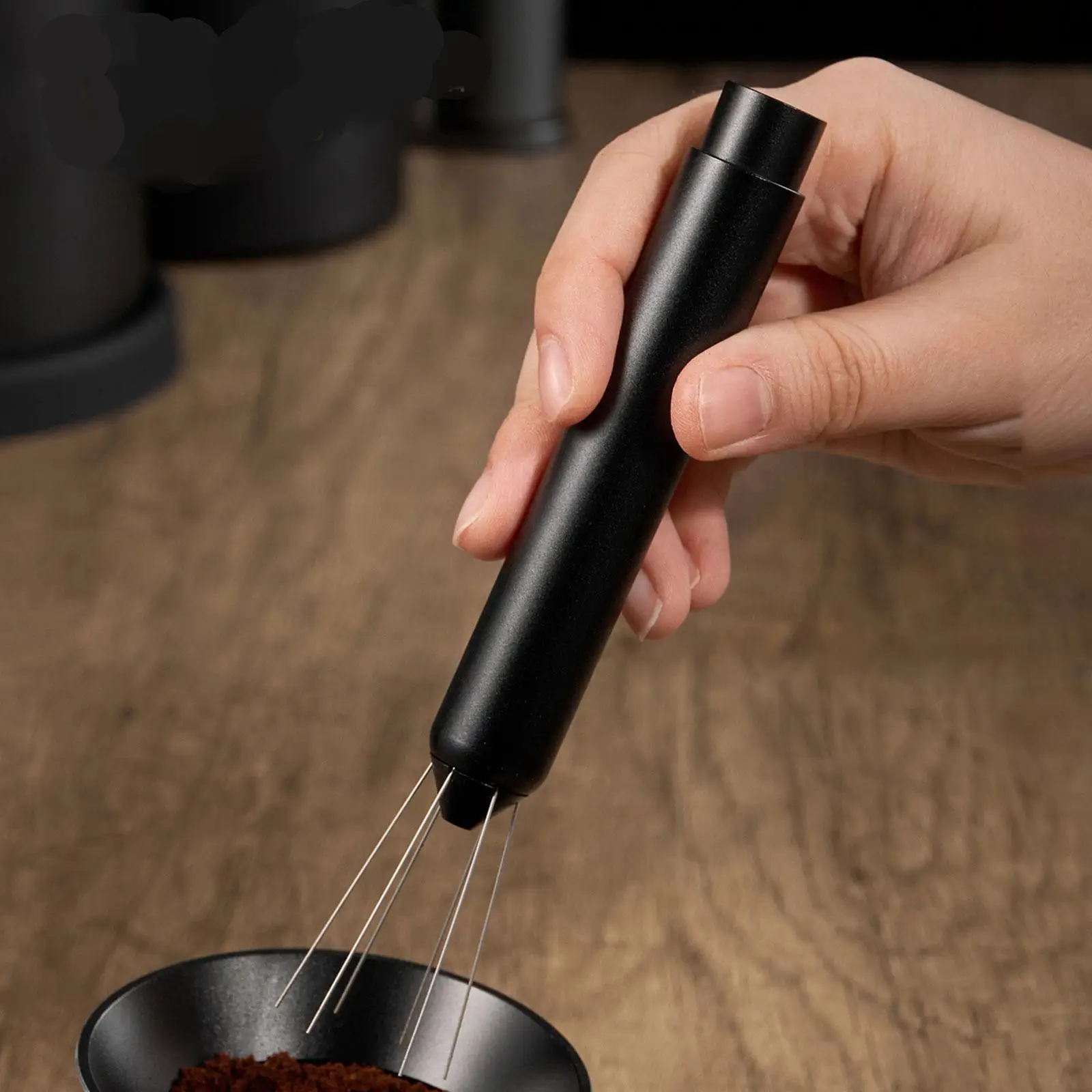 แทมเปอร์เอสเพรสโซ่พร้อมเข็มพับเก็บได้ จําหน่ายแทมเปอร์กาแฟที่เป็นประโยชน์