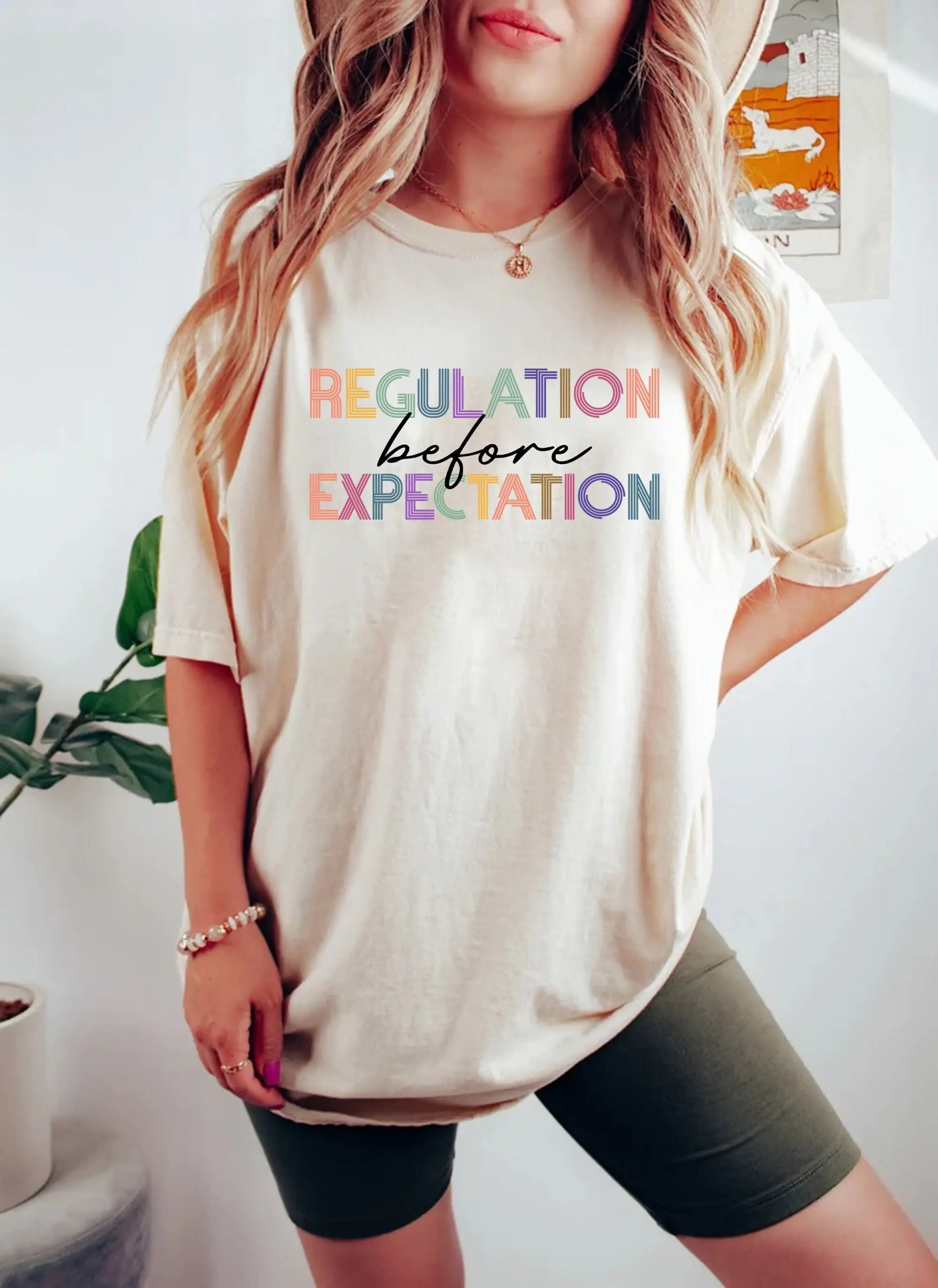 Regulation Before Expectation T Shirt Special Education Accessibility Teacher Sensory Shirts Occupational Therapy