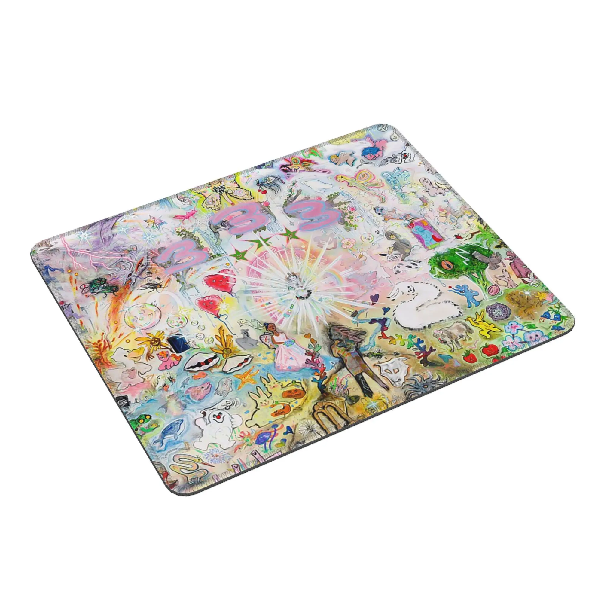 Bladee - 333 Drain Gang Album Cover Mouse Pad Computer Keyboard Mouse Mat Gamer PC Laptop Desk Mat Office Accessories Table Mats