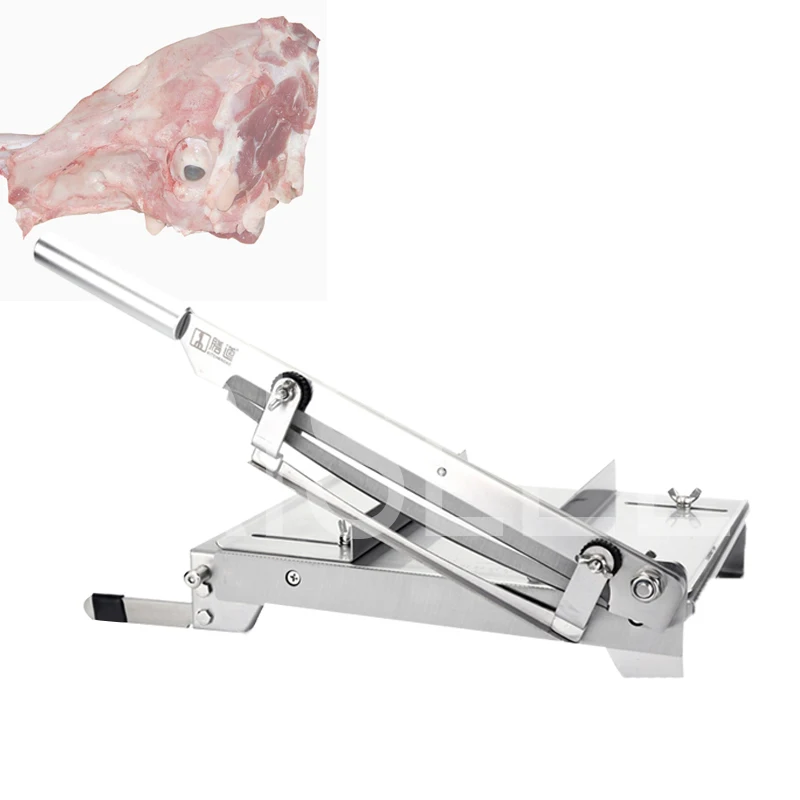 Commercial Bone Sawing Machine Manual Bone Cutting Machine Lamb Leg Frozen Meat Trotters Cutter Machine