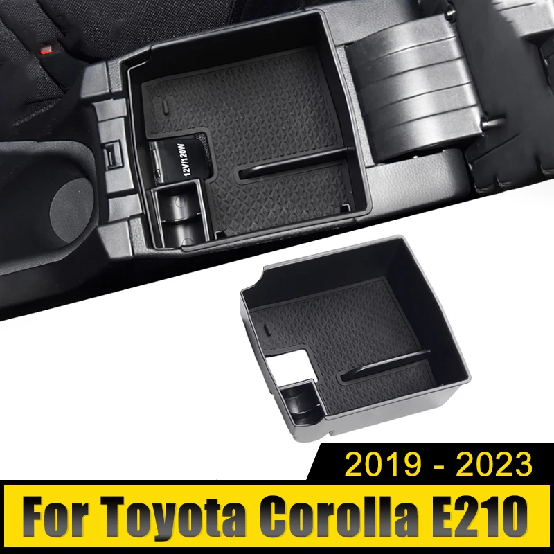 For Toyota Corolla  E210 2019 2020 2021 2022 2023 Hybrid Car Decoration Console Armrest Container Storage Box Refit Accessories