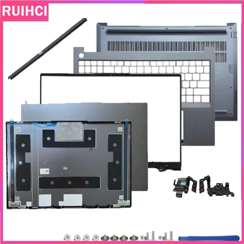 

For ThinkBook 16 G6+ IMH AHP Laptop LCD Back Cover/Front Frame/Palm Rest/Bottom Cover/Hinge Gray