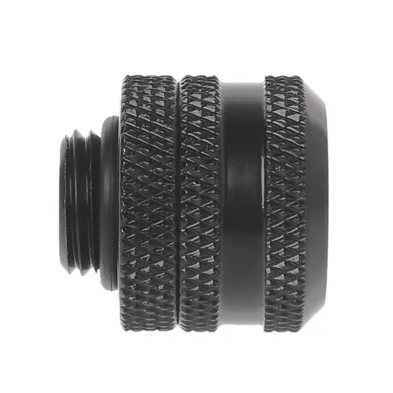652F G1/4 Zoll Hartrohr-Klemmverschraubung für Computer-Wasserkühlsystem, schnelles Anziehen durch Verbindungsstück, gerades 10 – Detail 6