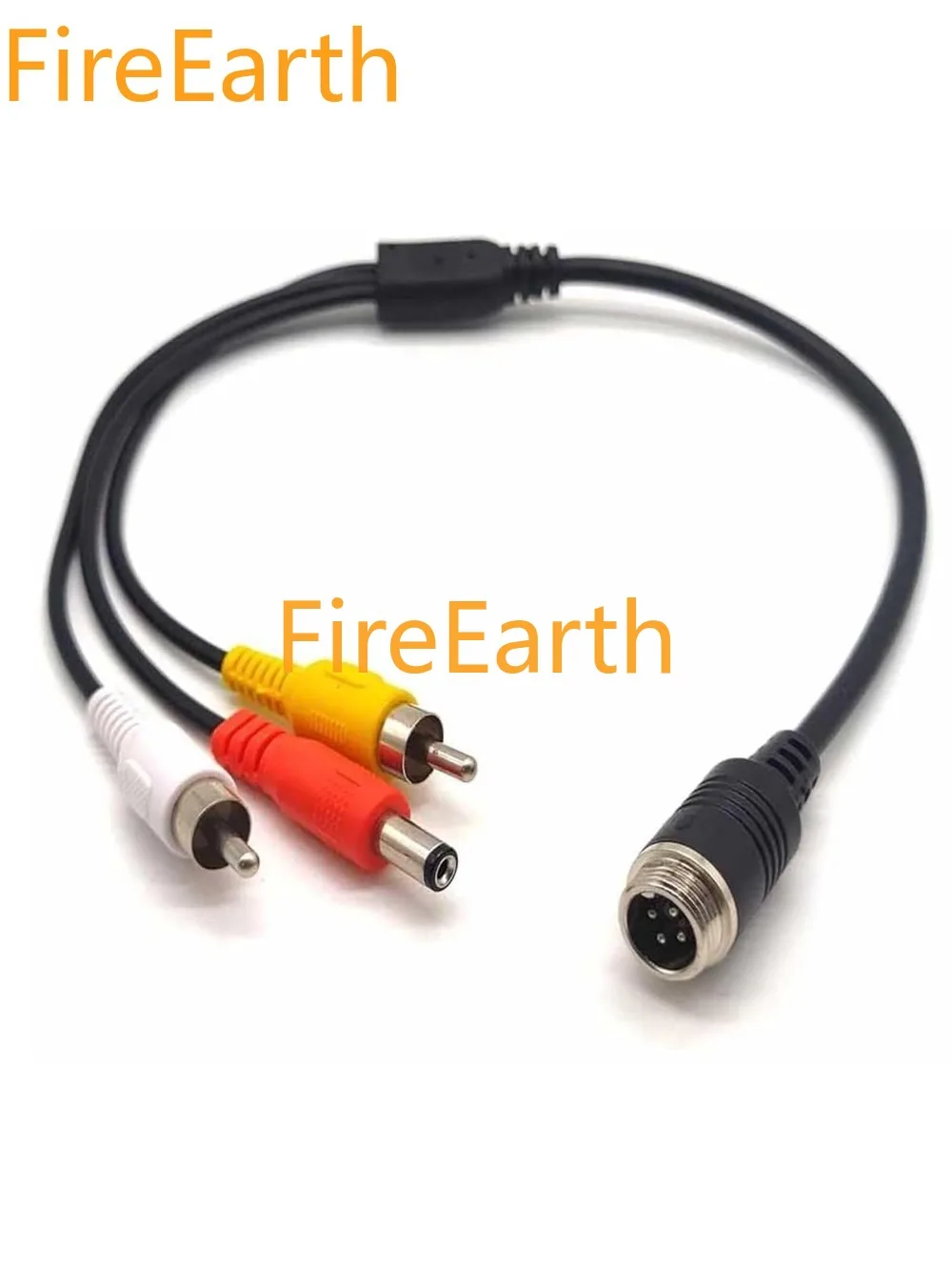 

GX12 4 Pin Male to DC RCA CCTV Camera Adapter Cable 1Meter