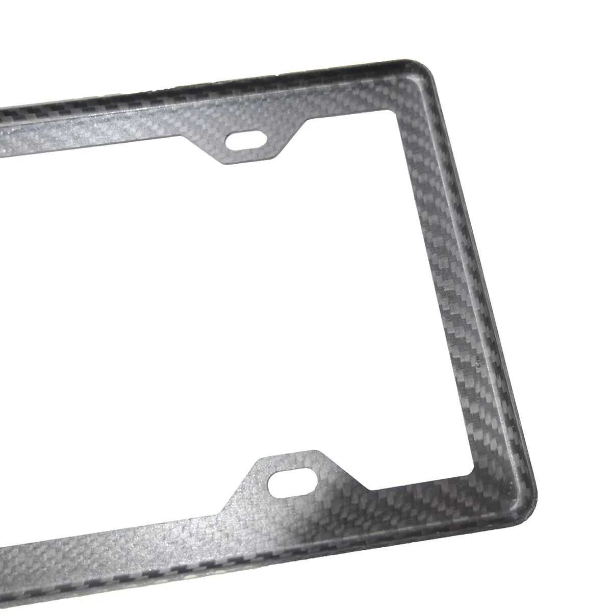 4 Holes American Carbon Fiber  License Plate Holder License Plate Frame US Registration Plate Hold