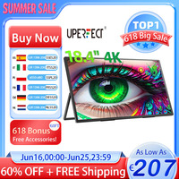 UPERFECT UBox T118 18.4 Portable Monitors 4K Gaming Displays 60Hz USB C HDMI For PS5/4 Switch Laptop PC Mac Xbox Extend Screen